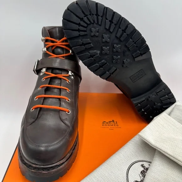 HERMES Winter Boots Men’s US SZ 9.5 - Picture 5 of 16